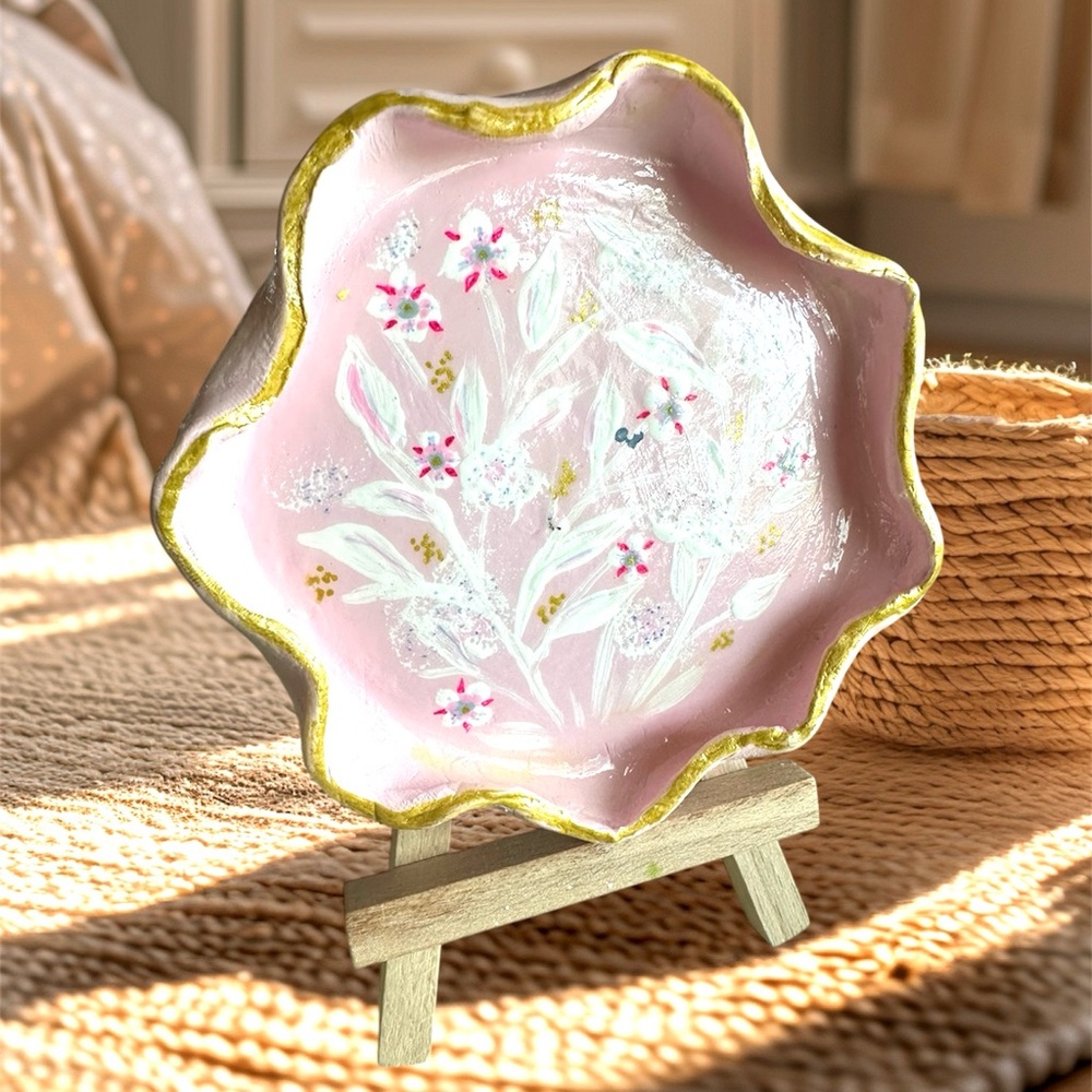 Hand-Made, New Trinket/Jewelry Dish - Picture 2 of 6